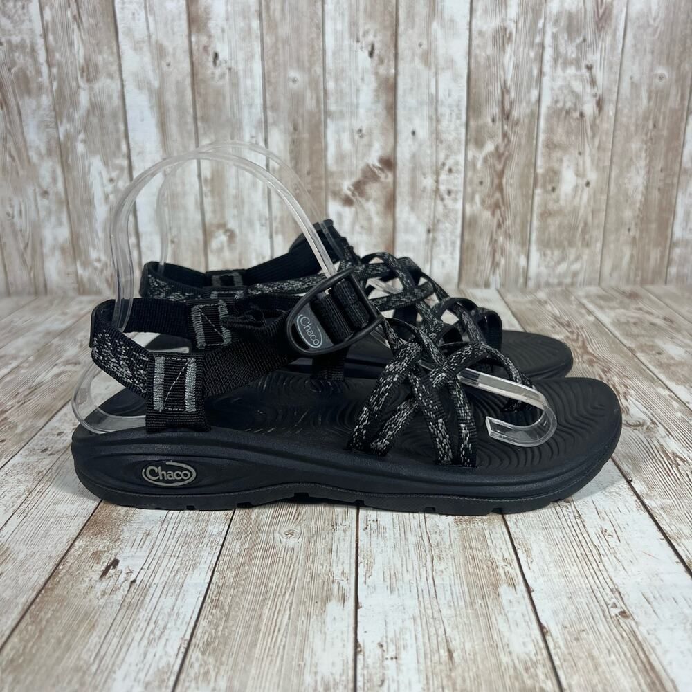 Chaco Black and Gray Sandals